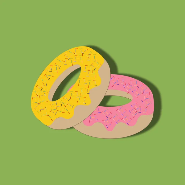 Donut bagel icono — Archivo Imágenes Vectoriales