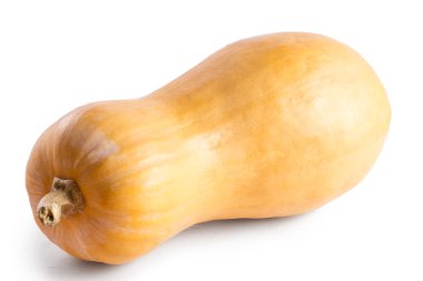 Beyaz arkaplanda izole edilmiş kabak. 