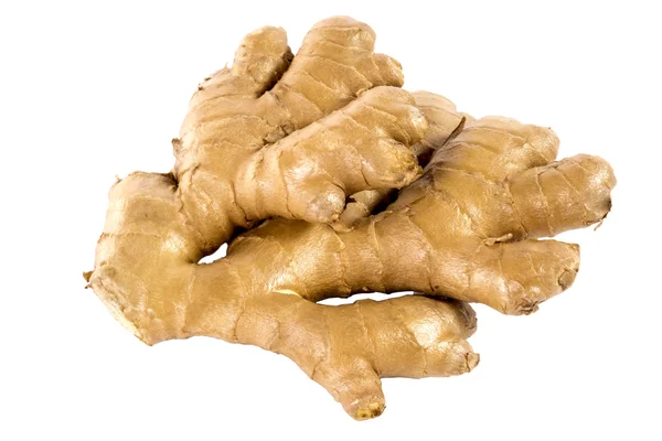 Ginger root  isolated on a white background — Stock Photo, Image