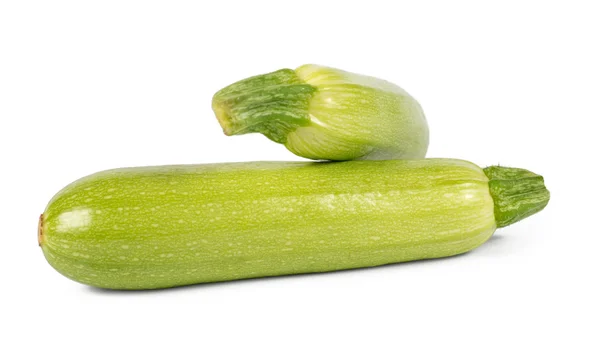 Deux moelles de légumes isolées sur fond blanc — Photo