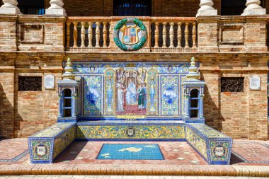 Balear Adaları'nın tarihi bir atak ile seramik tezgah