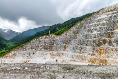 Ekskavatör ayıklama üzerinde çalışma