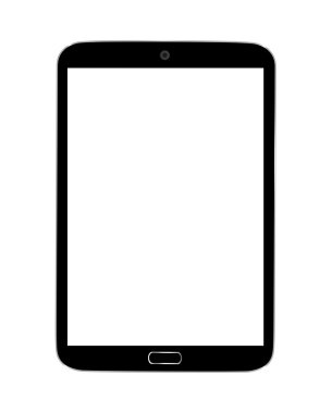 tablet bilgisayar ile beyaz ekran