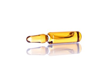 tıbbi ampul beyaz izole