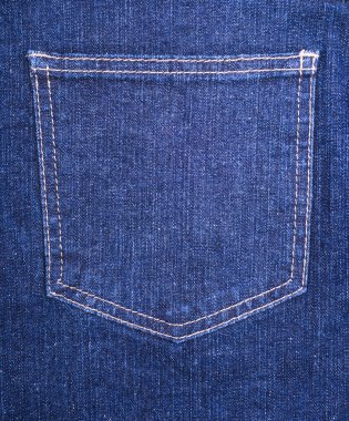 Mavi jeans cebinde taşımak