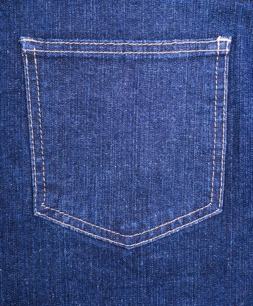 Blue Jeans Tasche Nahaufnahme — Stockfoto