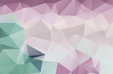 Üçgen biçiminde mor canlı vektör dokusu. Renkli çizimler 