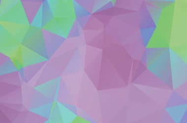 Üçgen biçiminde mor canlı vektör dokusu. Renkli çizimler 