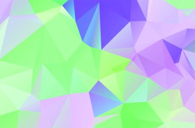 Üçgen biçiminde mor canlı vektör dokusu. Renkli çizimler 