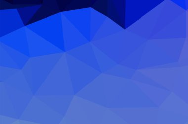 Mavi canlı geometrik çokgen soyut tasarım arkaplan şablonu