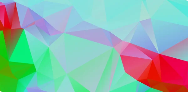 青鮮やかな多角形のモザイクの背景 創造的なデザインテンプレートイラスト — ストックベクタ