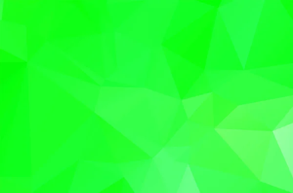 Fundo Geométrico Abstrato Vívido Verde Vetor Triângulo Dos Polígonos Mosaico —  Vetores de Stock