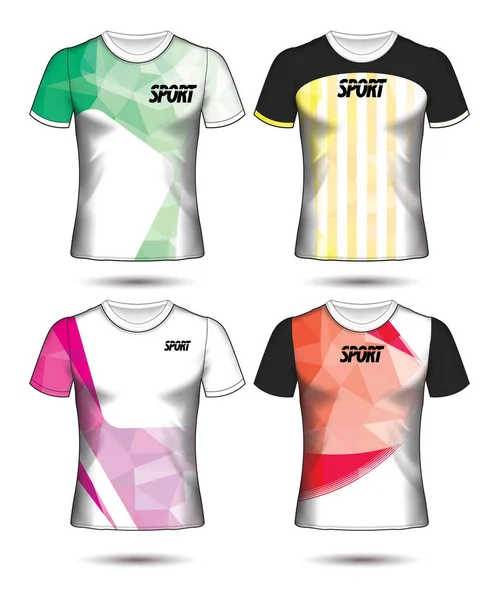 Ensemble Modèle Maillot Football Maillot Football Style Shirt Conception Votre — Image vectorielle