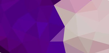 Renkli mor renkli çokgen arka plan deseni