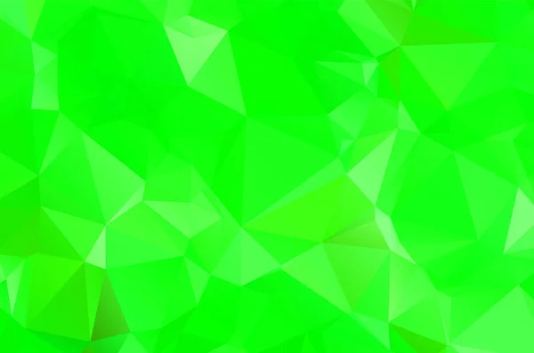 Πράσινο Ζωντανή Γεωμετρική Αφηρημένη Φωτεινό Πράσινο Θολή Ψηφιδωτή Ταπετσαρία Τριγωνικά — Διανυσματικό Αρχείο