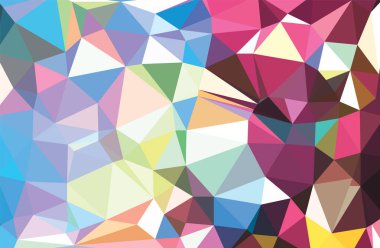 Renkli mozaik arka plan. Geometrik üçgen, mozaik, soyut arkaplan. Mozaik, renk arkaplanı. Mozaik dokusu