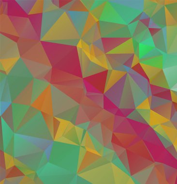 Renkli mozaik arka plan. Geometrik üçgen, mozaik, soyut arkaplan. Mozaik, renk arkaplanı. Mozaik dokusu