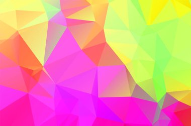 Renkli mor renkli çokgen arka plan deseni