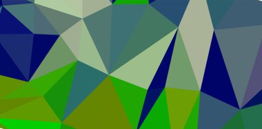 Yeşil canlı geometrik soyut parlak yeşil bulanık mozaik duvar kağıdıyla pankart için üçgen şekilli