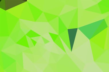 Soyut yeşil renkli duvar kağıdı mozaik arka plan. Geometrik üçgen 