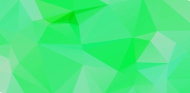 Yeşil canlı geometrik soyut parlak yeşil bulanık mozaik duvar kağıdıyla pankart için üçgen şekilli