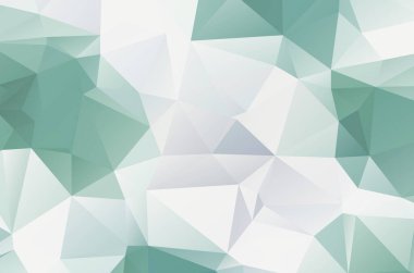 Soyut yeşil renkli duvar kağıdı mozaik arka plan. Geometrik üçgen 