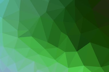 Soyut yeşil renkli duvar kağıdı mozaik arka plan. Geometrik üçgen 