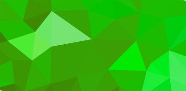 Yeşil canlı geometrik soyut parlak yeşil bulanık mozaik duvar kağıdıyla pankart için üçgen şekilli