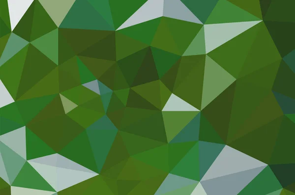 Abstract Groen Levendig Behang Mozaïek Achtergrond Geometrische Driehoek — Stockvector