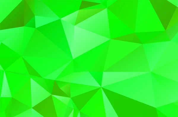 Groen Levendige Geometrische Abstracte Helder Groen Wazig Mozaïek Behang Met — Stockvector