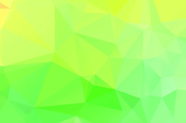 Verde Vívido Geométrico Abstrato Brilhante Verde Borrado Mosaico Papel Parede —  Vetores de Stock