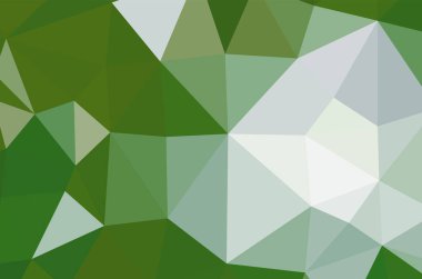 Soyut yeşil renkli duvar kağıdı mozaik arka plan. Geometrik üçgen 