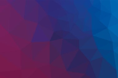 Renkli mor renkli çokgen arka plan deseni