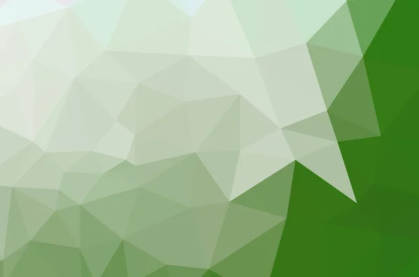 Abstrato Verde Vívido Fundo Mosaico Papel Parede Triângulo Geométrico — Vetor de Stock