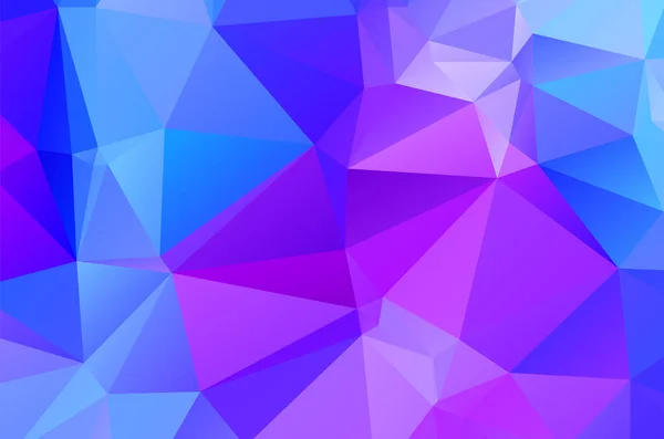 Fondo Mosaico Poligonal Vívido Azul Plantillas Diseño Creativo Ilustración — Vector de stock