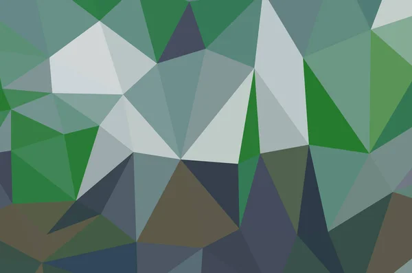 Абстрактно Зеленые Яркие Обои Светлом Фоне Геометрический Треугольник — стоковый вектор