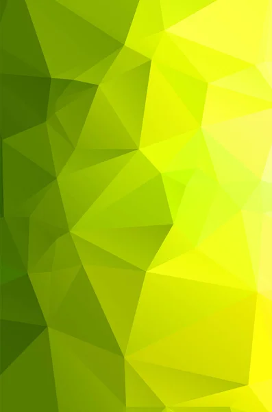 Fondo Mosaico Fondo Pantalla Vívido Verde Abstracto Triángulo Geométrico — Archivo Imágenes Vectoriales