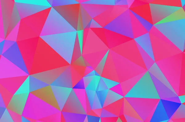 Barevné Fialové Živé Polygonální Trojúhelníkové Pozadí Vzor — Stockový vektor