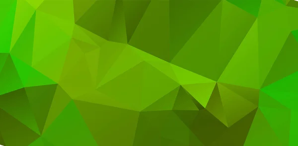 Зеленые Яркие Геометрические Абстрактные Ярко Зеленые Размытые Мозаичные Обои Треугольными — стоковый вектор