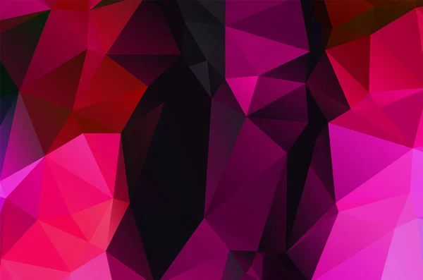 Colorido Púrpura Vívido Patrón Fondo Triangular Poligonal — Vector de stock