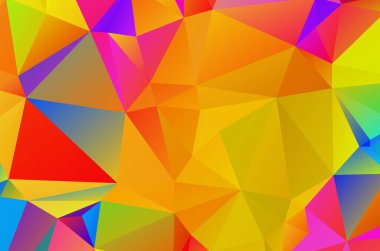 tam renk geometrik desen üçgenler ağ ve arkaplan için çokgen tasarım, uygulama 