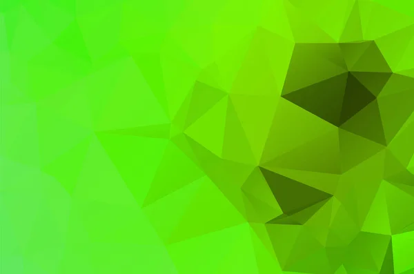 Diseño Poligonal Triángulos Patrón Geométrico Verde Oscuro Para Web Fondo — Archivo Imágenes Vectoriales