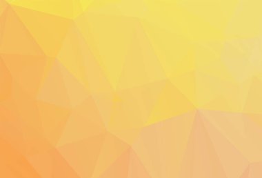 Açık turuncu geometrik desen üçgenler ağ ve arkaplan için çokgen dizayn, uygulama 