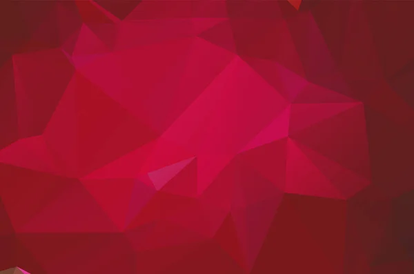 Красный Геометрический Узор Треугольников Многоугольный Дизайн Паутины Фона Применение — стоковый вектор