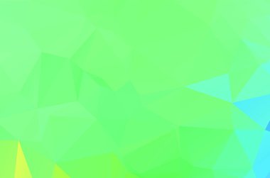 Soyut nirengi geometrik yeşil arkaplan