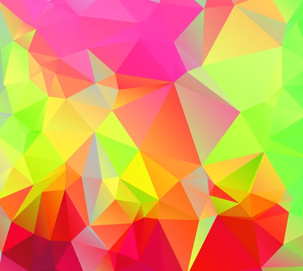 Полноцветный Геометрический Узор Треугольников Многоугольный Дизайн Паутины Фона Применение — стоковый вектор