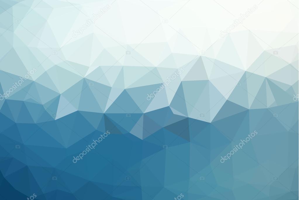 abstract background consisting of triangles . Polygonal vector