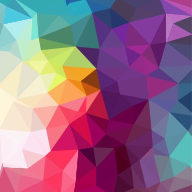 Soyut Geometrik arkaplanlar Tam Renkli