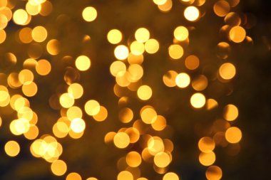 Arka plan bokeh ışık gece