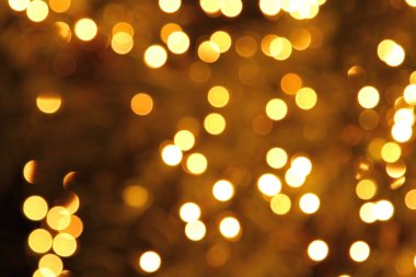 Arka plan bokeh ışık gece
